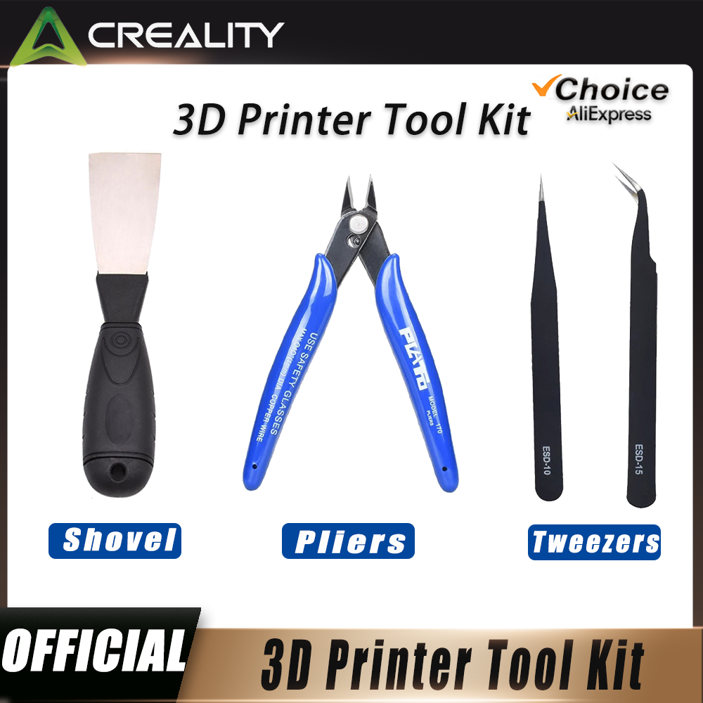 Creality Printer Ender 3 - أدوات طابعة ثلاثية الأبعاد: ملعقة إزالة،