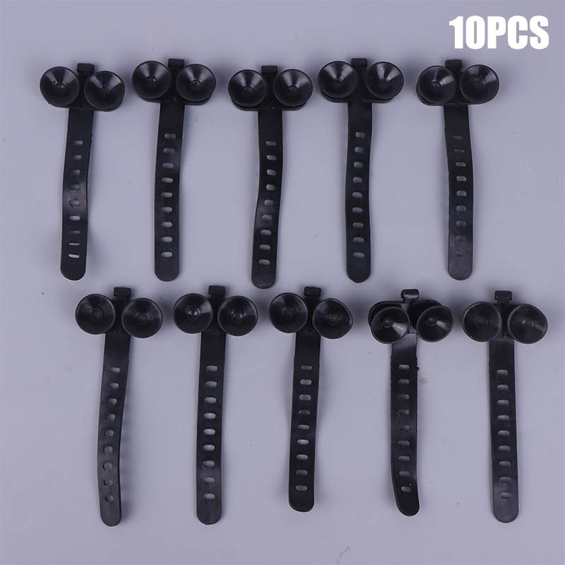 Plastic Pipe Clip - 10 قطعة/المجموعة خزان الأسماك التعادل شفط