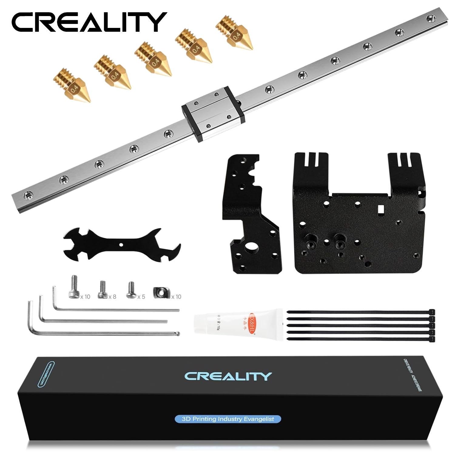 Creality Printer Ender 3 - مجموعة أدوات دليل السكك الحديدية الخطية