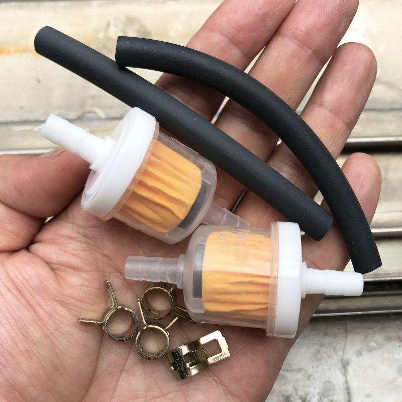Plastic Pipe Clip - 1 مجموعة الوقود البنزين خرطوم مضمنة