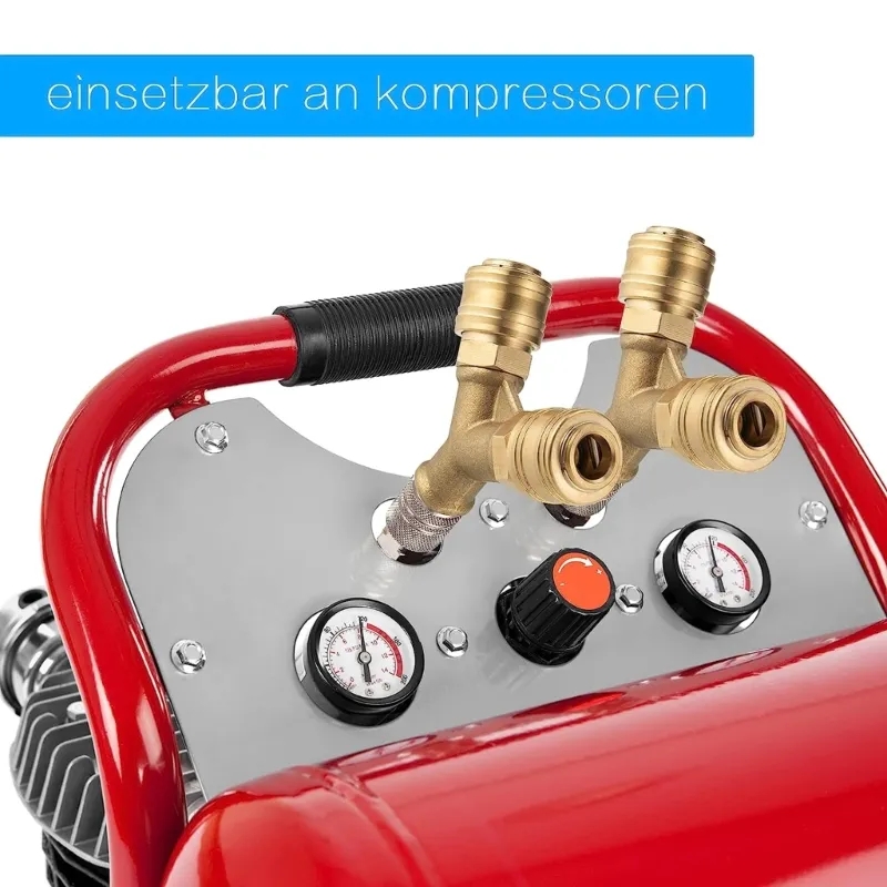 موزع هواء مضغوط محسّن ثنائي ال - مراجعة Compression Fitting Brass وسعره