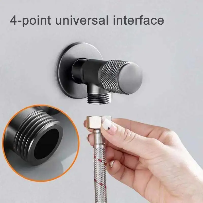 صمام ثلاثي نحاسي G1/2 بمدخل صن - مراجعة Toilet Fill Valve وسعره