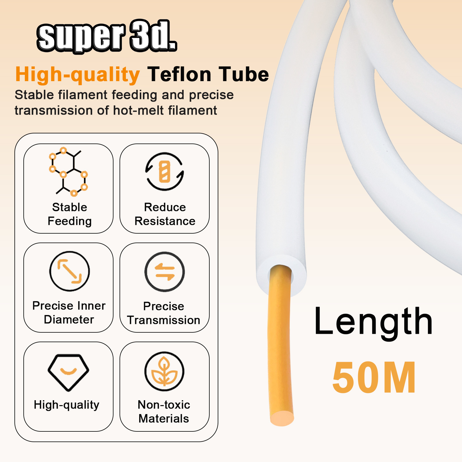 أنبوب تيفلونتو P2S للطابعة ثلا - مراجعة Ptfe Tape Thread وسعره