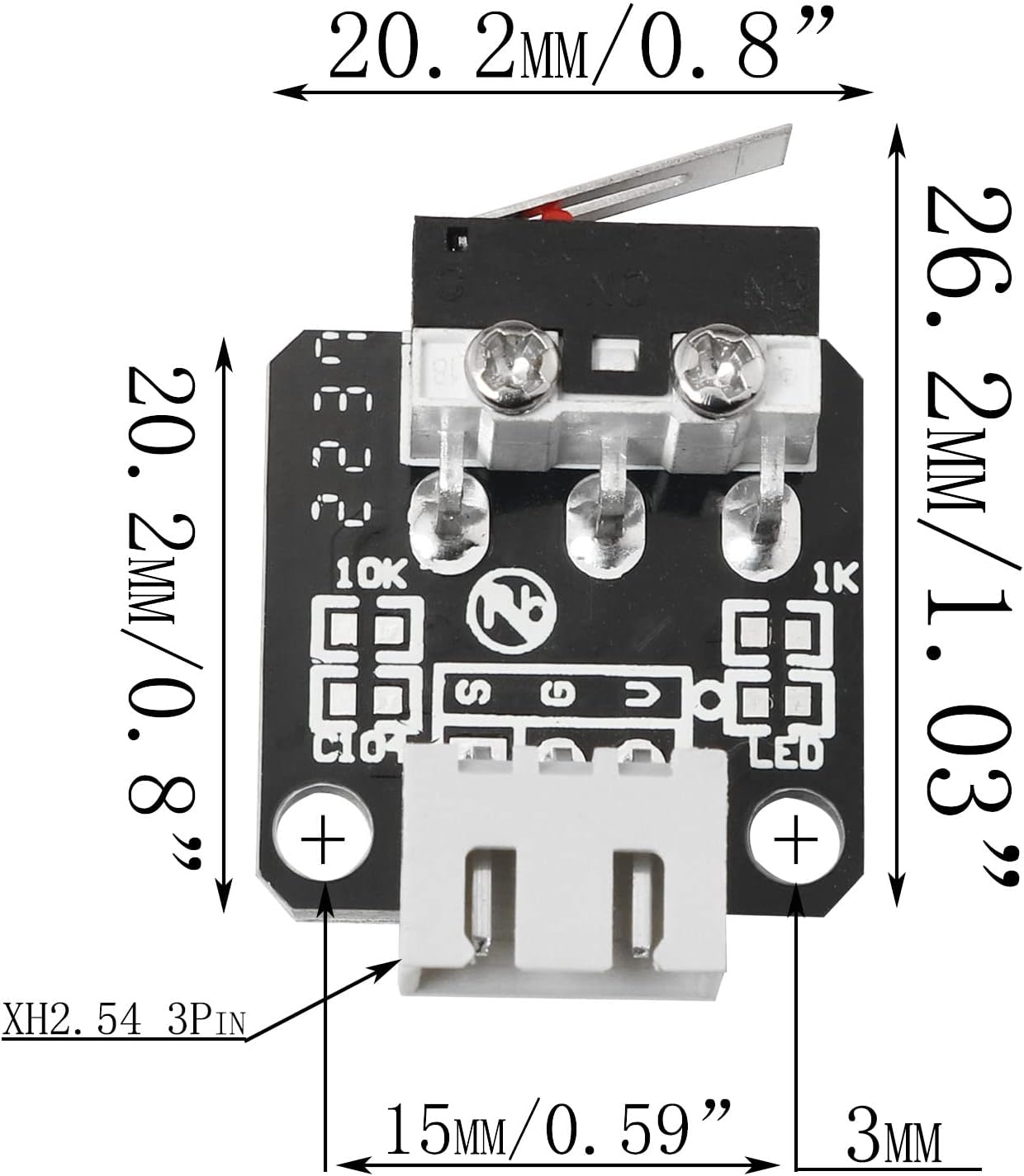 مفتاح تحديد النهاية للمحاور XY - مراجعة Creality Printer Ender 3 وسعره