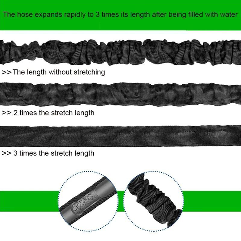 خرطوم حديقة مرن عالي الضغط لغس - مراجعة Flexible Hose Braided وسعره