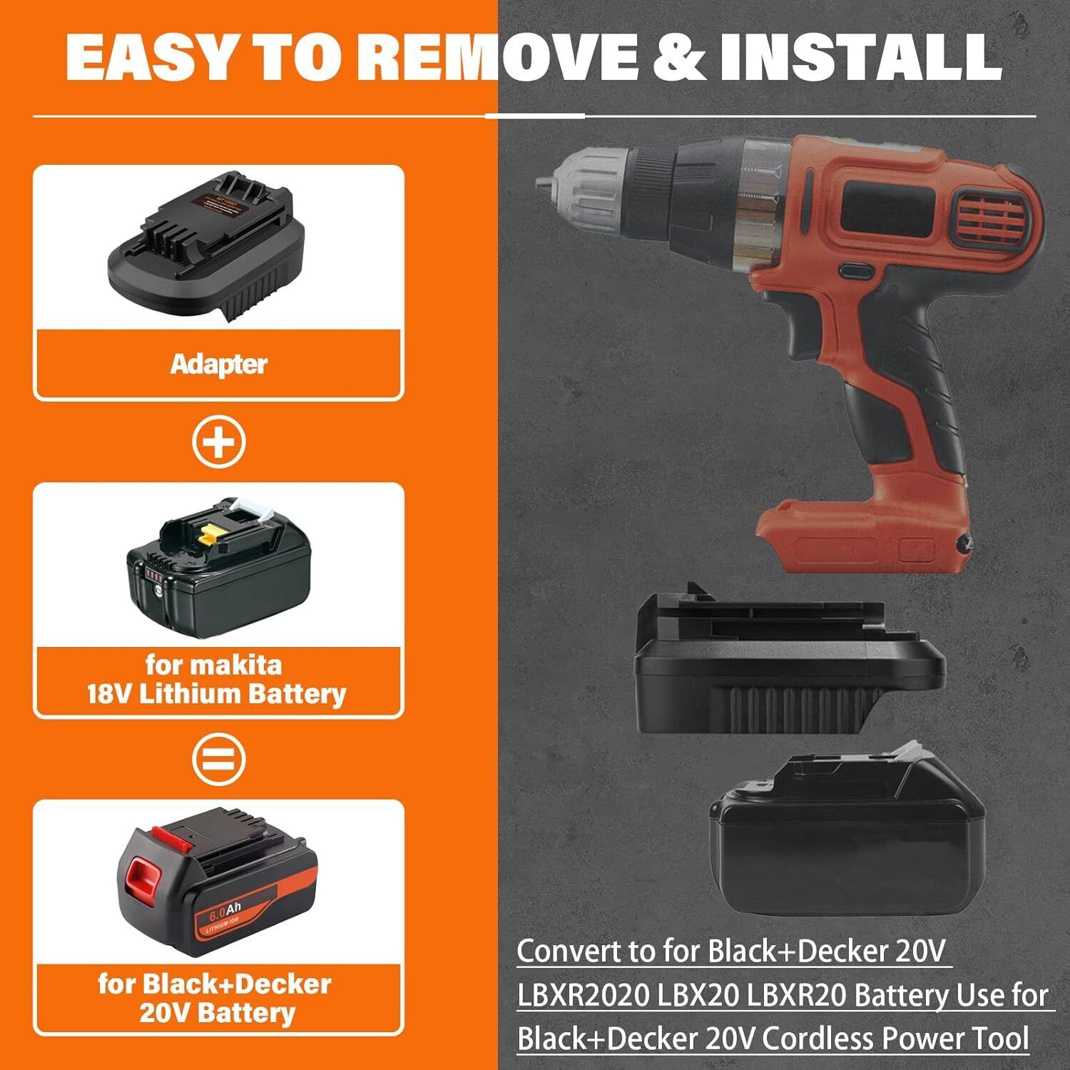 محول لأدوات ماكيتا إلى أدوات ب - مراجعة Black+Decker Tool Cordless وسعره